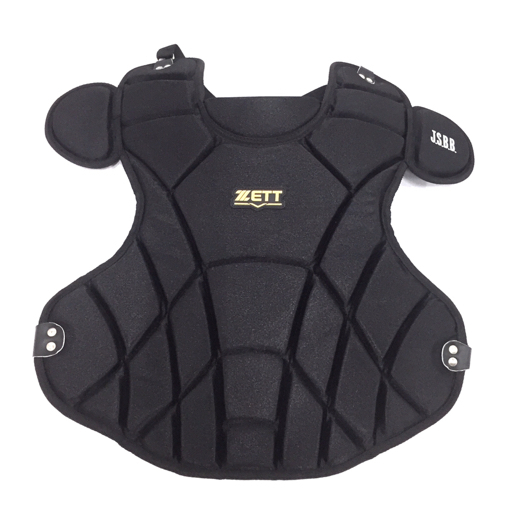 J.S.B.B ZETT 少年野球 軟式野球用 キャッチャー 防具 プロテクター マスク ヘルメット ブラック