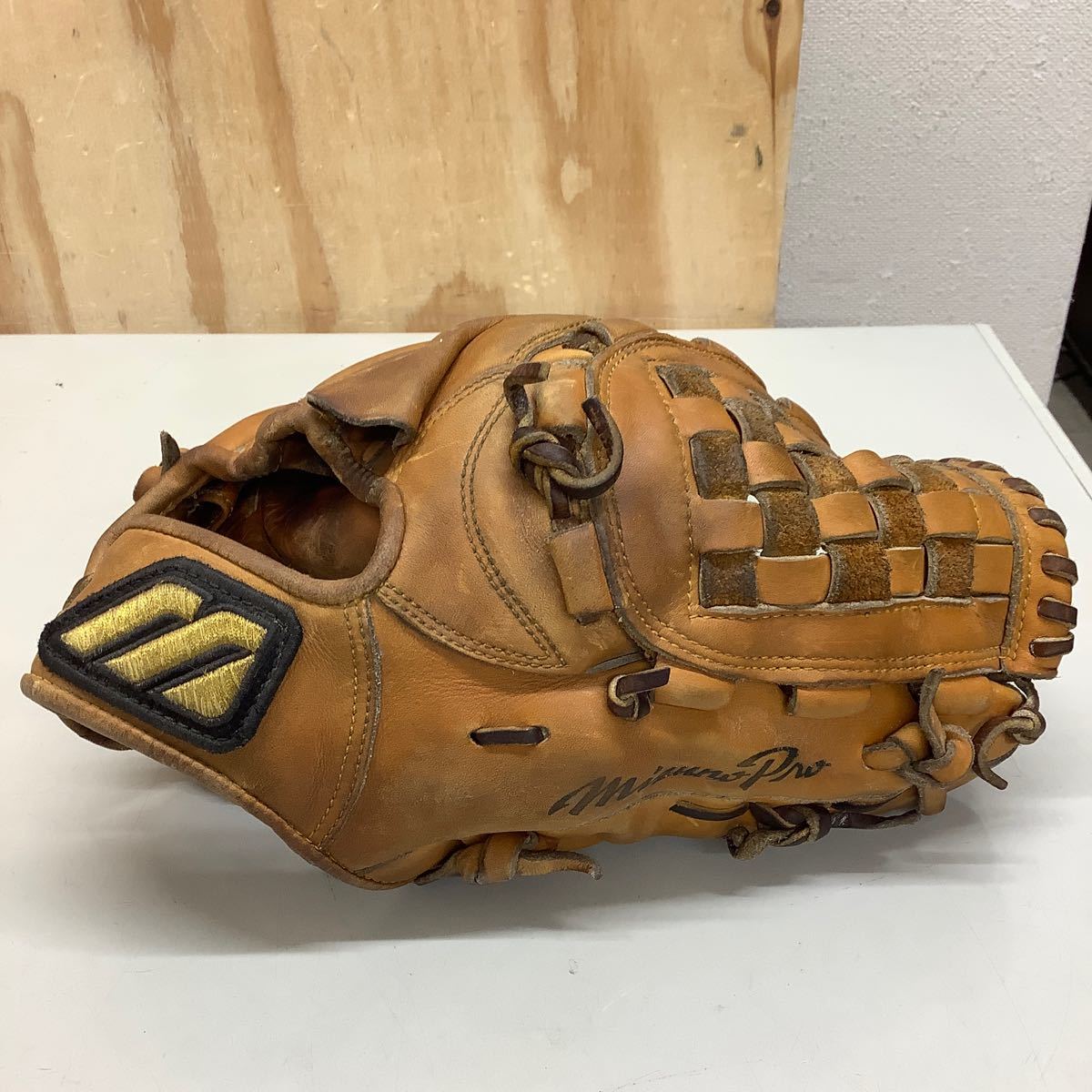 MIZUNO Pro ミズノプロ 硬式グローブ Mマーク 旧ロゴ 野球